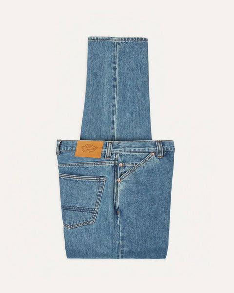 Drake's Bleach Wash 14.2oz Japanese Selvedge Denim Five-Pocket Jeans