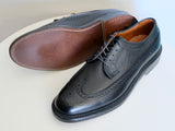 Alden Longwing Blucher (LWB) in Black Alpine Grain