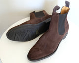 Edward Green Newmarket in Mink Suede