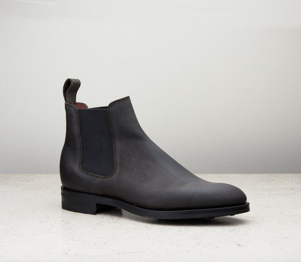 Edward Green Govan in Storm Waxed Suede
