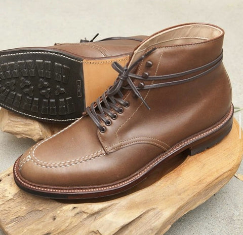 Alden NST Tanker Boots in Natural Chromexcel