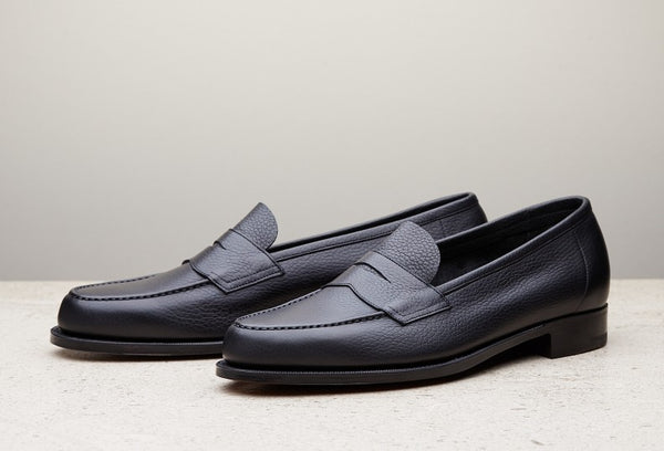 (Pre-Order) Edward Green Pimlico Unlined in Black Cotswold Grain