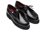 (Pre-order) Paraboot Michael 'Bleu Blanc Rouge' in Black Calf