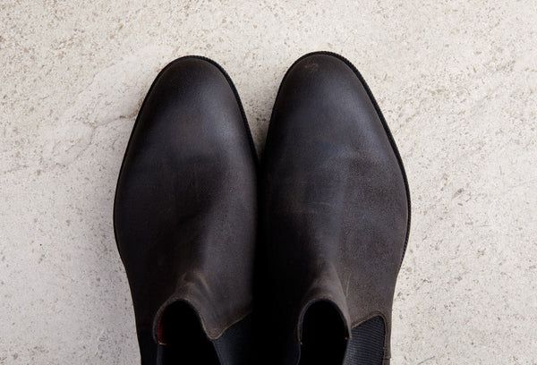 Edward Green Govan in Storm Waxed Suede