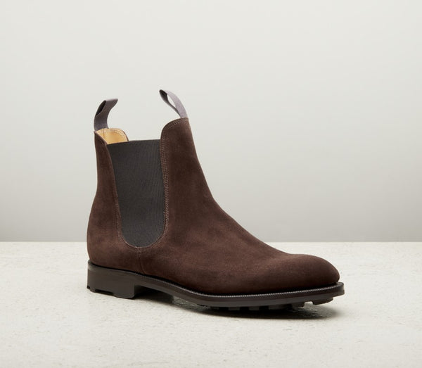 (Pre-Order) Edward Green Newmarket in Mink Suede