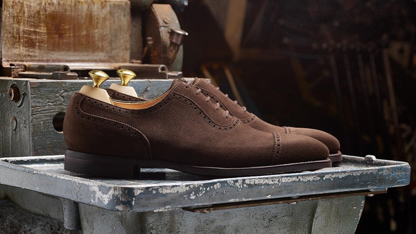 Crockett & Jones Westbourne Adelaide in Dark Brown Suede