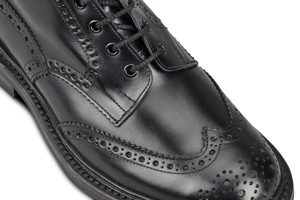 (Pre-Order) Tricker's Stow Country Boot - Black Calf