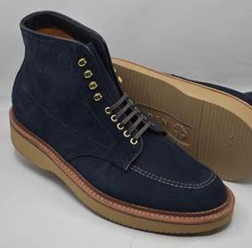 (Pre-Order) Alden Indy Boots in Navy Suede