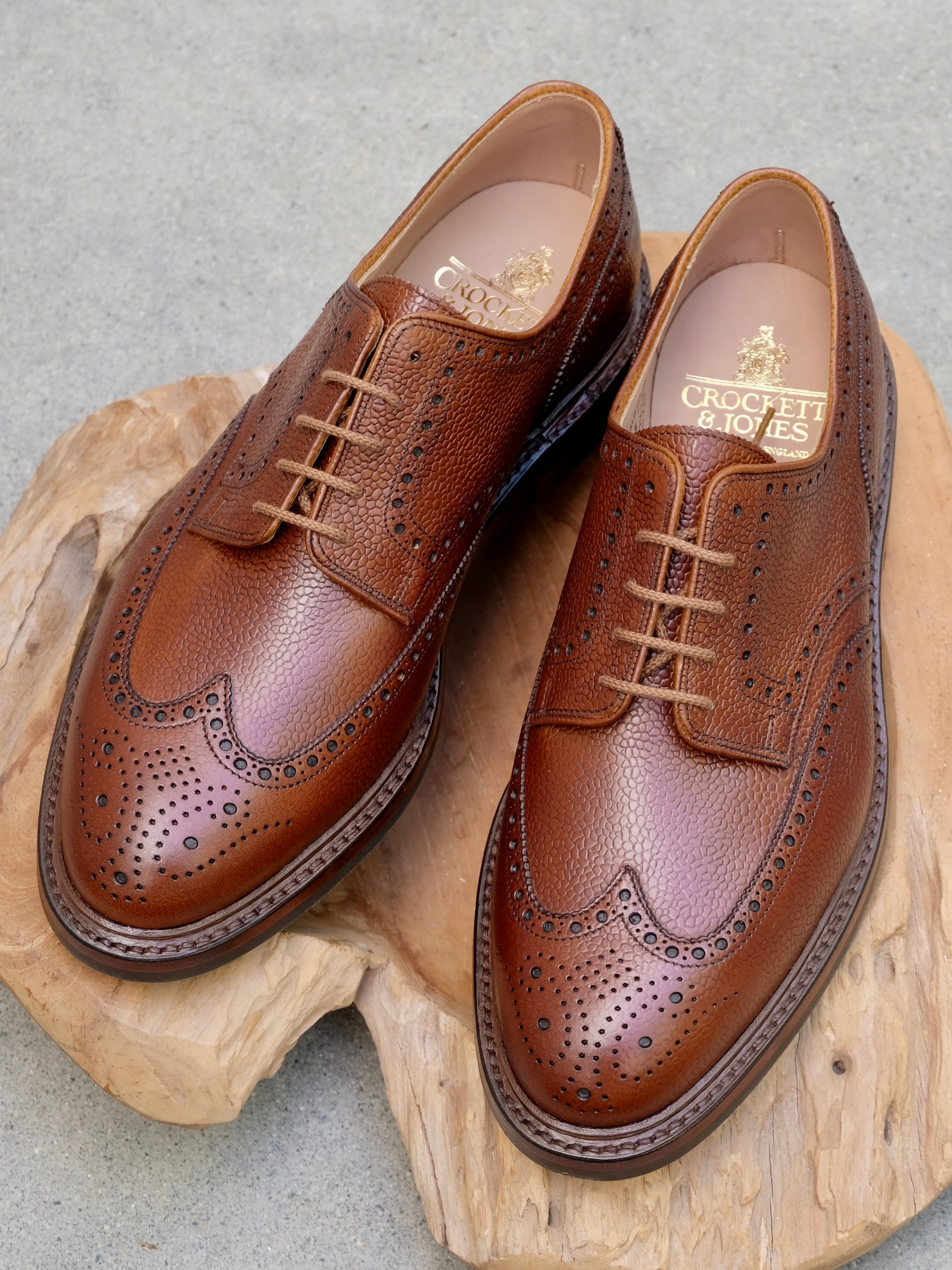 476.CROCKETT&JONES PEMBROKE ウィングチップ 6E