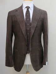 Orazio Luciano Jacket in Brown Wool/Silk/Linen – Gentlemens