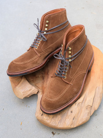 Alden Indy Boots in Snuff Suede
