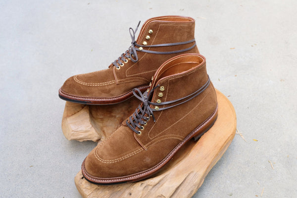 Alden Indy Boots in Snuff Suede