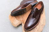 Alden Three Eyelet Blucher 'Dutton' in Dark Brown Alpine Grain