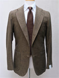 Orazio Luciano Suit in Olive Speckled Tweed