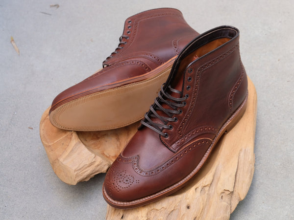 Alden Wingtip Boots in Brown Chromexcel