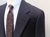 B&Tailor Chalk Stripe Suit in Navy (Lovat Mill, Scotland)