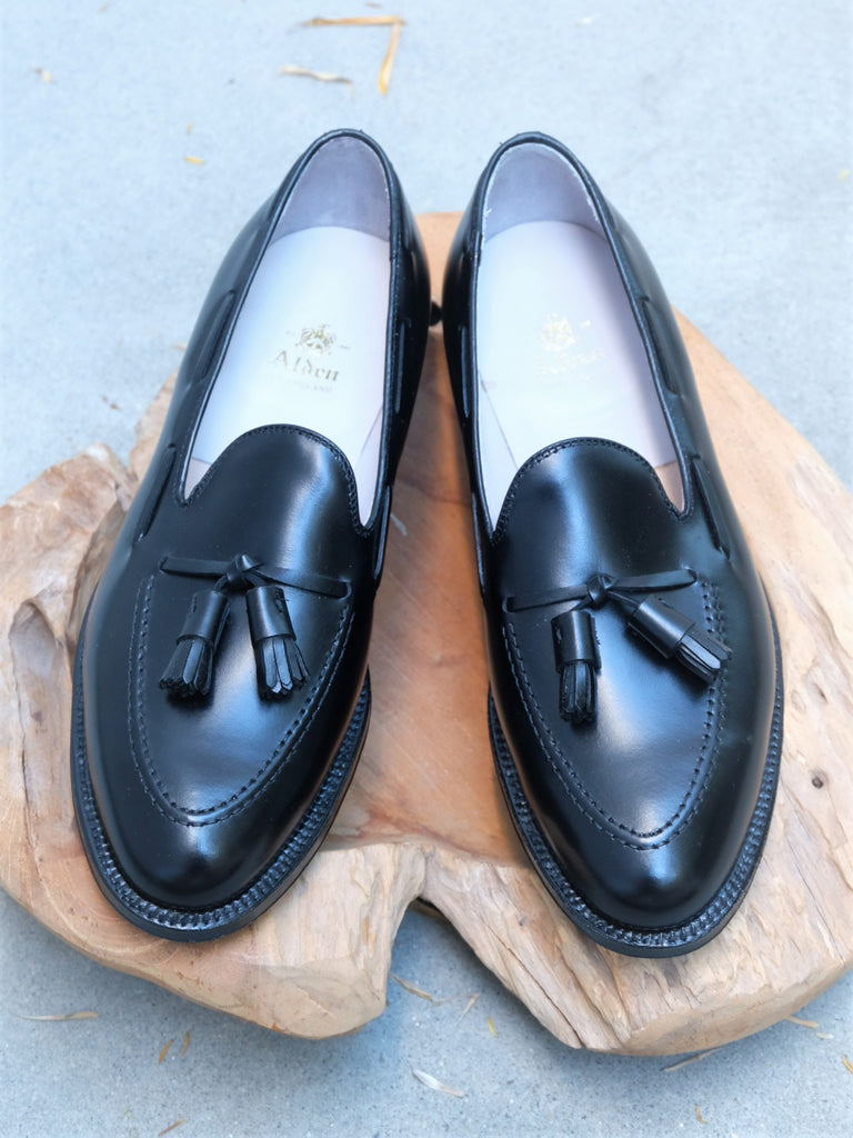 Alden Tassel Loafer in Black Calf – Gentlemens Footwear