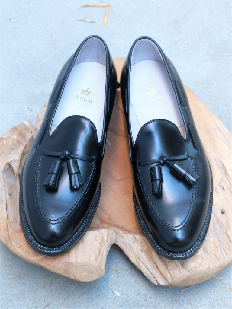 alden black dress shoes Alden 901 Captoe