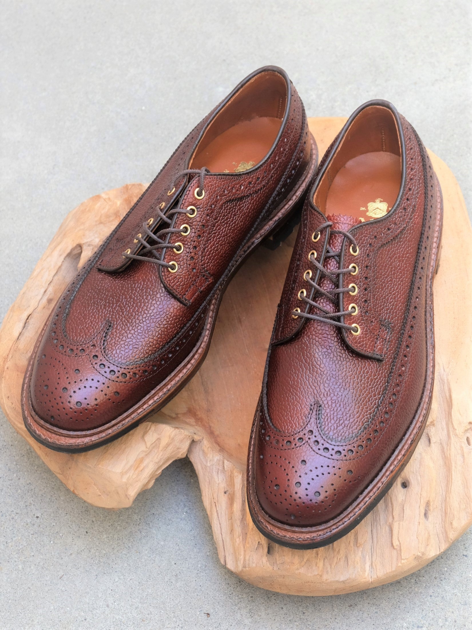 Alden 976 Brown Calfskin Long Wing Blucher | Alden Model Project