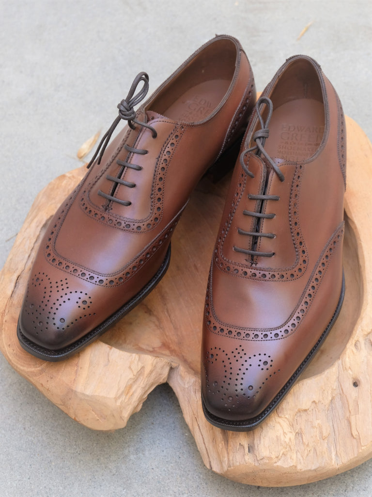 Edward Green Weymouth U-Wing Adelaide in Dark Oak – Gentlemens Footwear