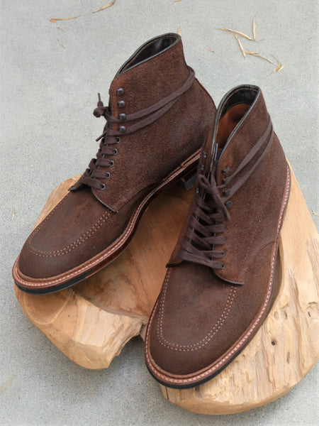 Alden Indy Boots in Tobacco Reverse Chamois