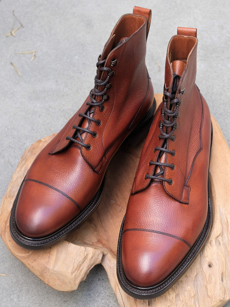 Edward Green Galway in Rosewood Country Calf – Gentlemens Footwear