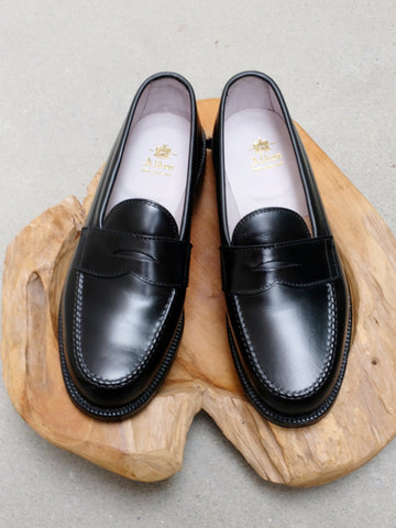 Alden Perforated Cap Toe Boots in Loden Lady Calf – Gentlemens Footwear