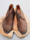Alden Chukka Boots in Brown Suede
