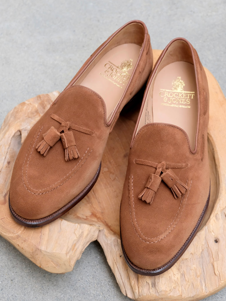 Crockett & Jones Cavendish 2 Loafer in Tobacco Suede