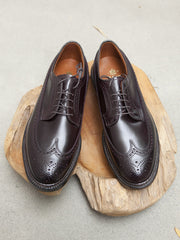 極美品Alden×BLUE BLUE別注97782スエードロングウイング8木型付 オールデン ブルーブルー別注 97782C スエード ウイングチップ