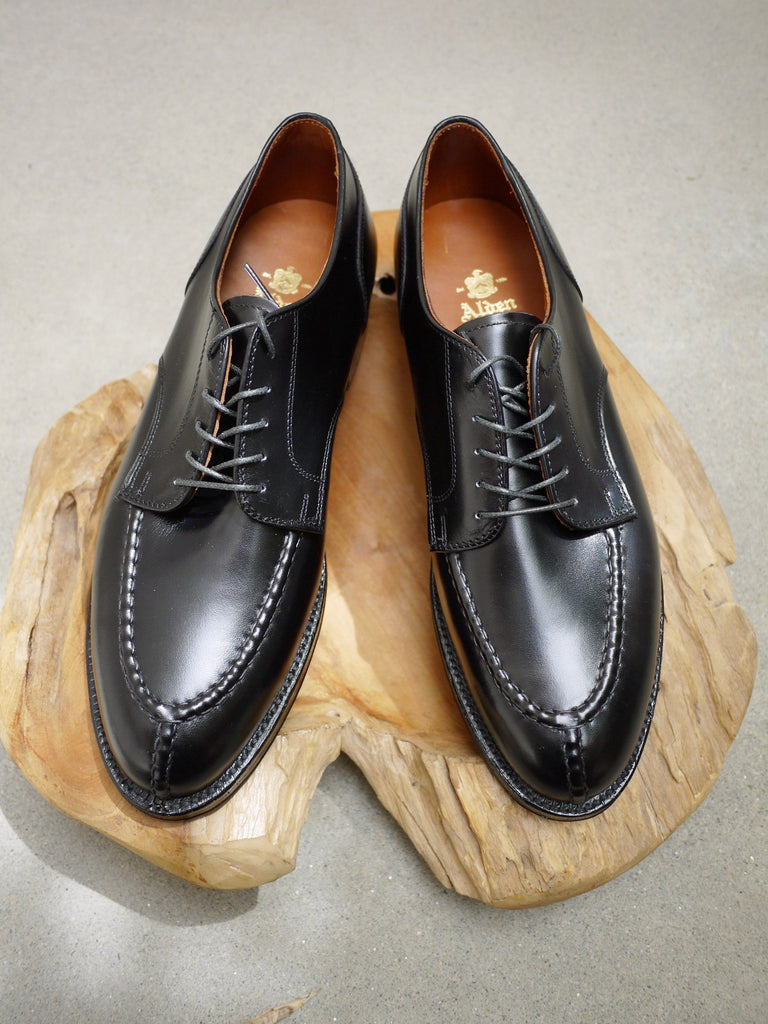 Alden NST Blucher in Black Calf – Gentlemens Footwear