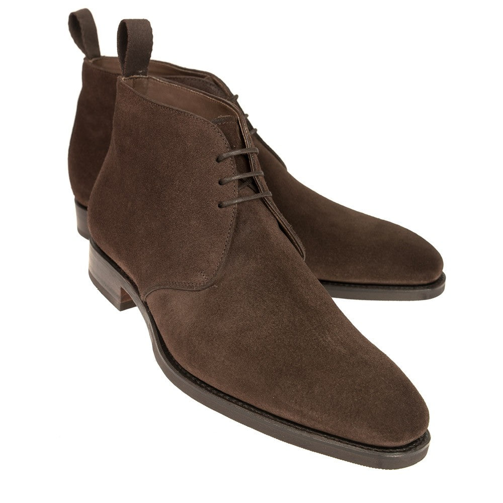 Carmina Shoemaker Chukka Boots in Dark Brown Suede Gentlemens Footwear Carmina Shoemaker Chukka Boots in Dark Brown Suede Gentlemens Footwear