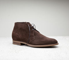 Edward Green Shanklin in Mocha Suede – Gentlemens Footwear